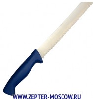 Нож для хлеба с синей ручкой, KP-014,  Zepter/Цептер
